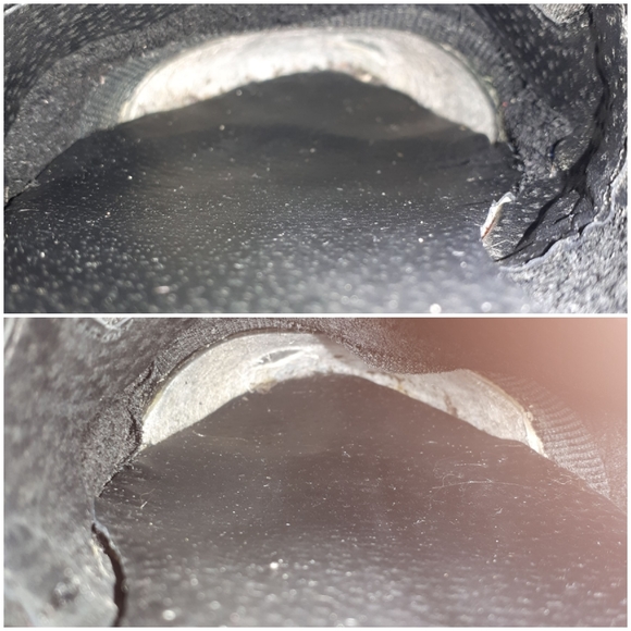 Hibou Leather Perforated High Cut Round Flat Shoe - Picture 12 of 13